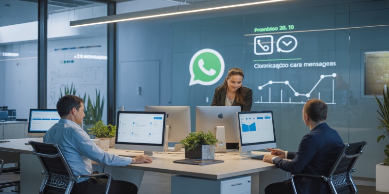 Escritório inteligente: como a CINNDI integra WhatsApp para eficiência